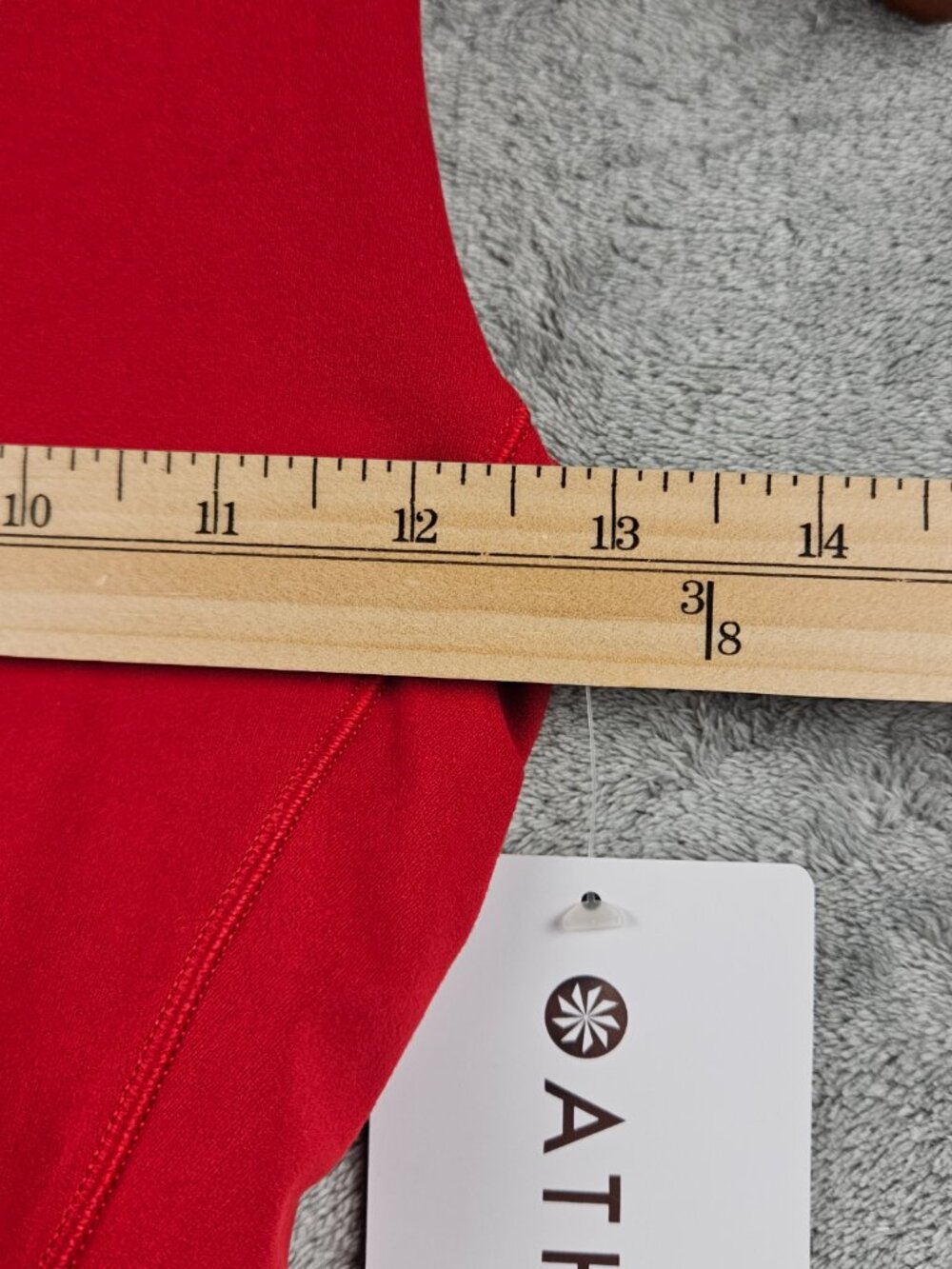 NWT Athleta Red Salutation Bodysuit Jumpsuit XS - Picture 10 of 12